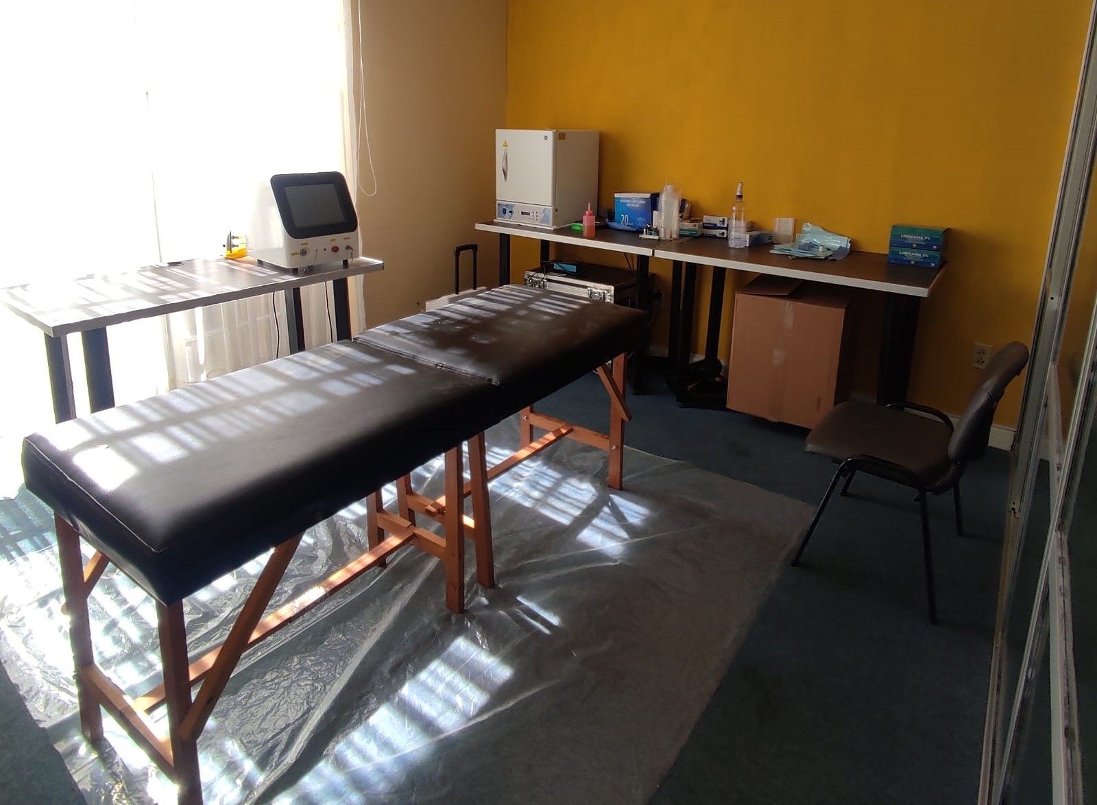 Oficina médica o fisioterapia